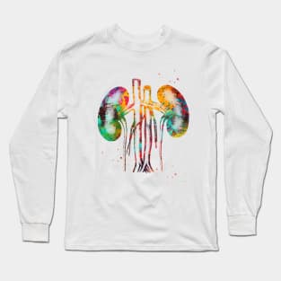 Kidneys anatomy Long Sleeve T-Shirt